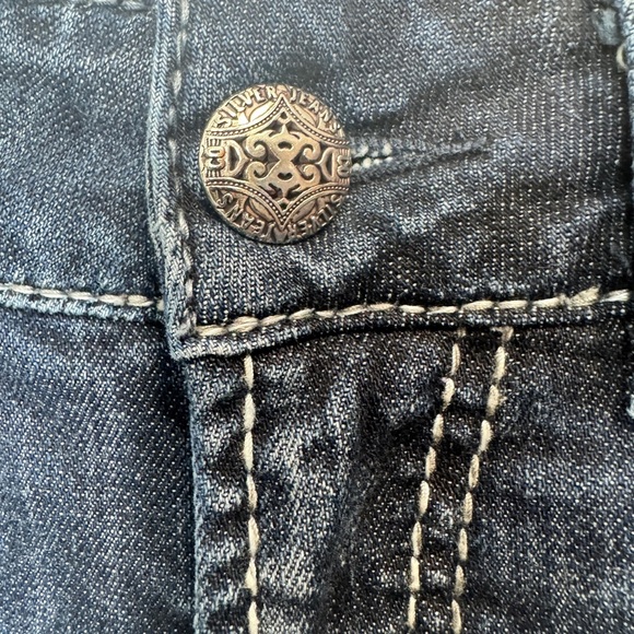 Silver Jeans Suki Flap Capri Blue - Picture 11 of 14